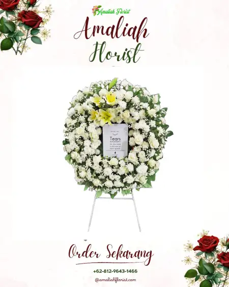 Krans Bunga Duka Betungan